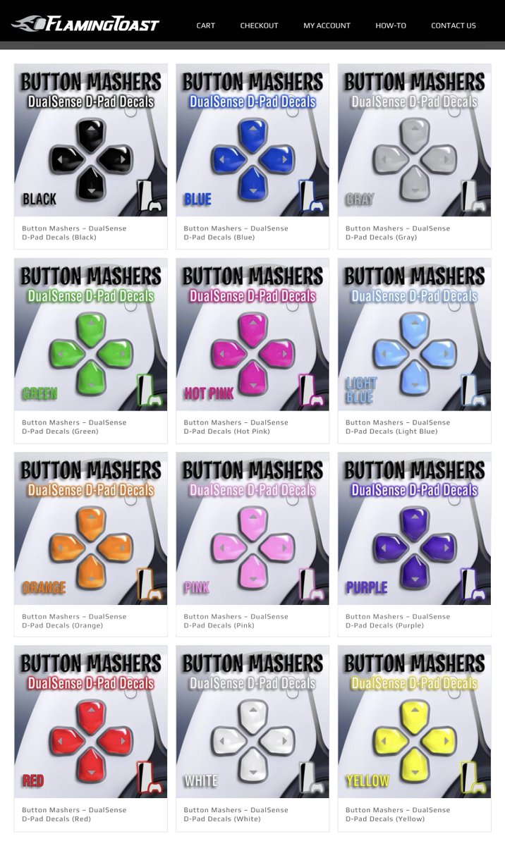 ToastyStickers's tweet photo. We've heard your cries. D-Pad Buttons Mashers are available now. https://t.co/CbgTBtHVEs #ToastyStickers #PS5 #PlayStation5 https://t.co/CgT1j79jic