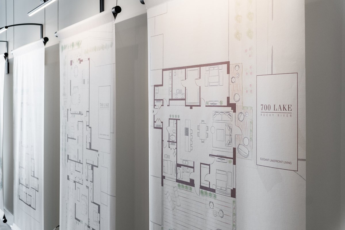 BrickhausLiving's tweet photo. Decisions, decisions! The team has been hard at work planning for @700Lake's deluxe lakeside community. 

Exclusive waterfront condos starting at $1.3M are still available! Claim your dream home today: https://t.co/VBGFltTcJF https://t.co/D2yatRld8R