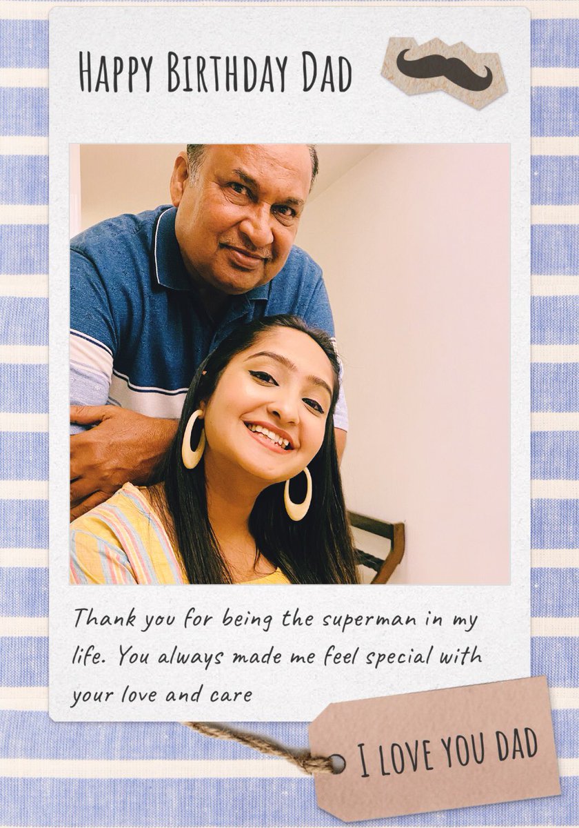 I hope you continue to guide me in the upcoming years just like the past ones. Happy birthday to the best dad ever 🎂 Love You ❤️
#Happybirthdaydad