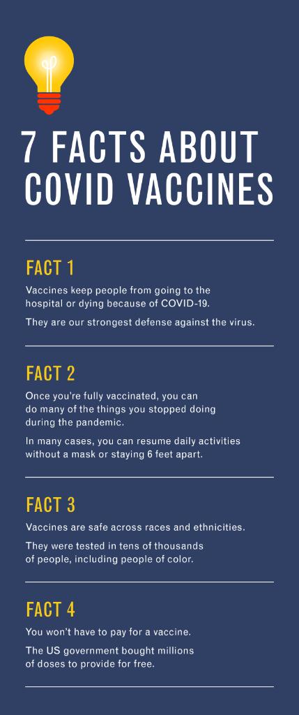 OHSUKnight's tweet photo. 7 facts about COVID vaccines. #OregonForward https://t.co/3oFJ5HgChY