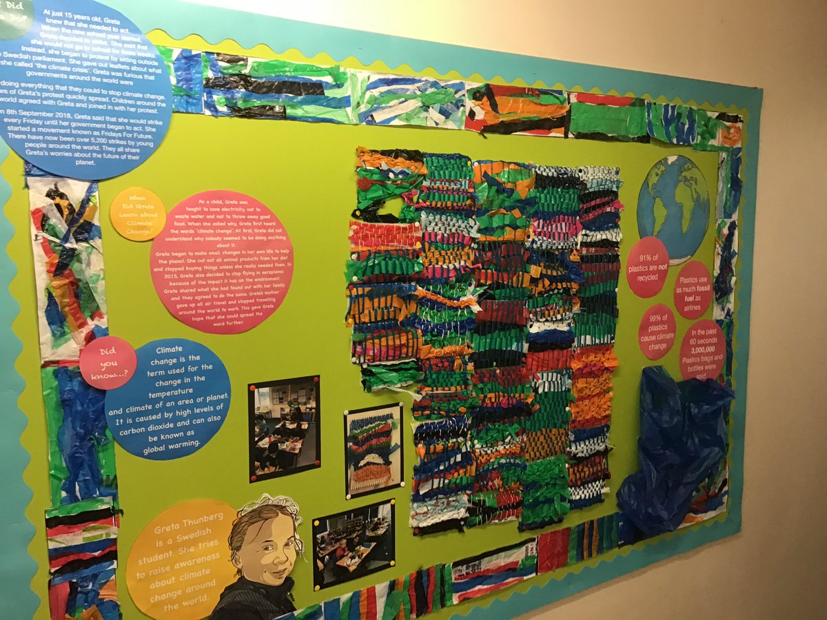 Grazebrook_Pri's tweet photo. Our year 3 Eco Councillors have won an amazing prize of 100 trees from @Ecologi_hq 🎉🌳

This is for their woven artwork made from recycled plastic. We are so proud 👏 https://t.co/BBiawZpSbS