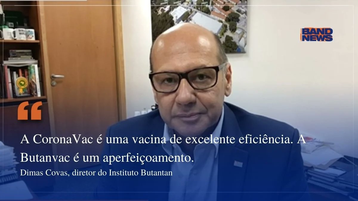 bandnewstv's tweet photo. Dimas Covas, diretor do Instituto Butantan, em entrevista ao BandNews.

Acompanhe ao vivo: https://t.co/NjbpzCAqAI

#bandjornalismo​ #bandnewstv​​ #bandnews20anos #DimasCovas #Butanvac https://t.co/Q68PWg4FMM