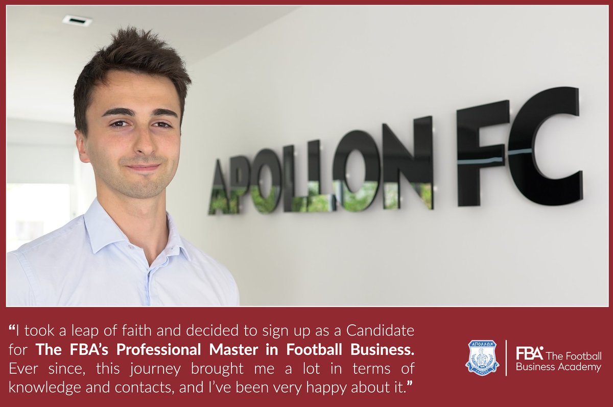 TheFBA's tweet photo. #MyInternshipAt..@APOLLONFC 

I took a leap of faith and decided to sign up as a Candidate for @TheFBA's Professional Master. Ever since, this journey brought me a lot in terms of knowledge and contacts, and I’ve been very happy about it.

Read the blog➡️: https://t.co/vmdPtYWnTi https://t.co/AGpsA6OgJ9