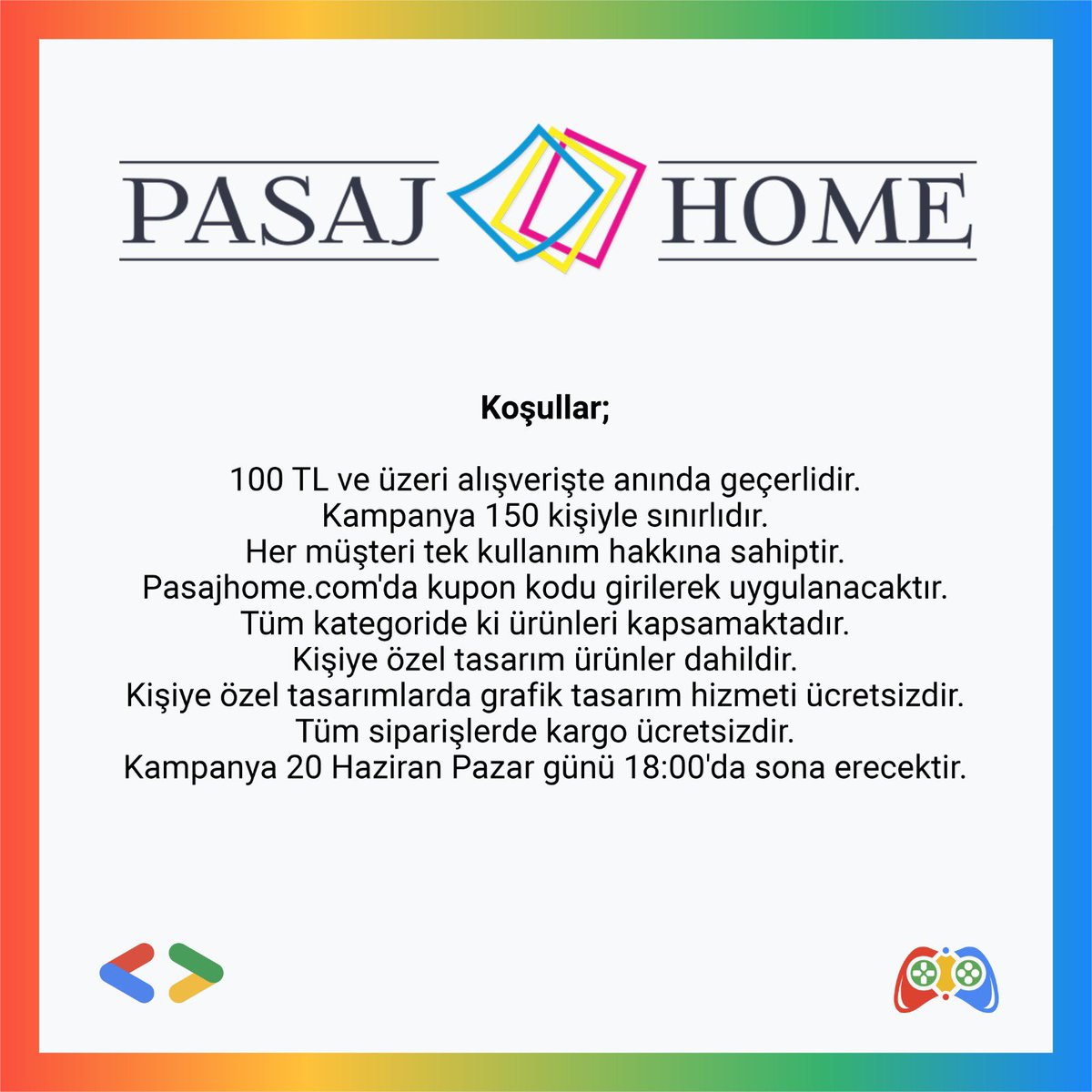 AkdenizDsc's tweet photo. 📣Karşınızda Platin Sponsorumuz!

Pasaj Home Game Jam etkinliğimize Platin Sponsoru olarak destek oldu, yanımızda oldukları için teşekkür ederiz 🤩

📍Takipçilerimize özel düzenleyeceğimiz sürpriz çekilişlerden ve etkinliklerden haberdar olmak için takipte kalın!
.
.
.
@DscTurk https://t.co/X4CLjhb6LE