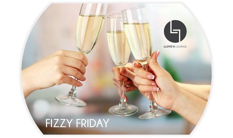 Time to make a date to kick off the weekend - enjoy Friday Fizz at Lloyd's Lounge and buy one bottle of Prosecco & get another bottle FREE! We have the bubbles on ice so book your table NOW to secure your spot!' #FridayFeeling #FridayFizz buff.ly/3hxLehl