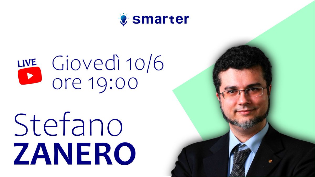 Smarter Podcast (@smarterpodcast) on Twitter photo Siamo in diretta alle 19.00 con Stefano Zanero (<a href="/raistolo/">Stefano Zanero</a>) di <a href="/polimi/">Politecnico di Milano</a> per parlare di cybersecurity ed intelligenza artificiale!
Ci vediamo su YouTube: youtube.com/watch?v=xZMC35… Siamo in diretta alle 19.00 con Stefano Zanero (<a href="/raistolo/">Stefano Zanero</a>) di <a href="/polimi/">Politecnico di Milano</a> per parlare di cybersecurity ed intelligenza artificiale!
Ci vediamo su YouTube: youtube.com/watch?v=xZMC35…
