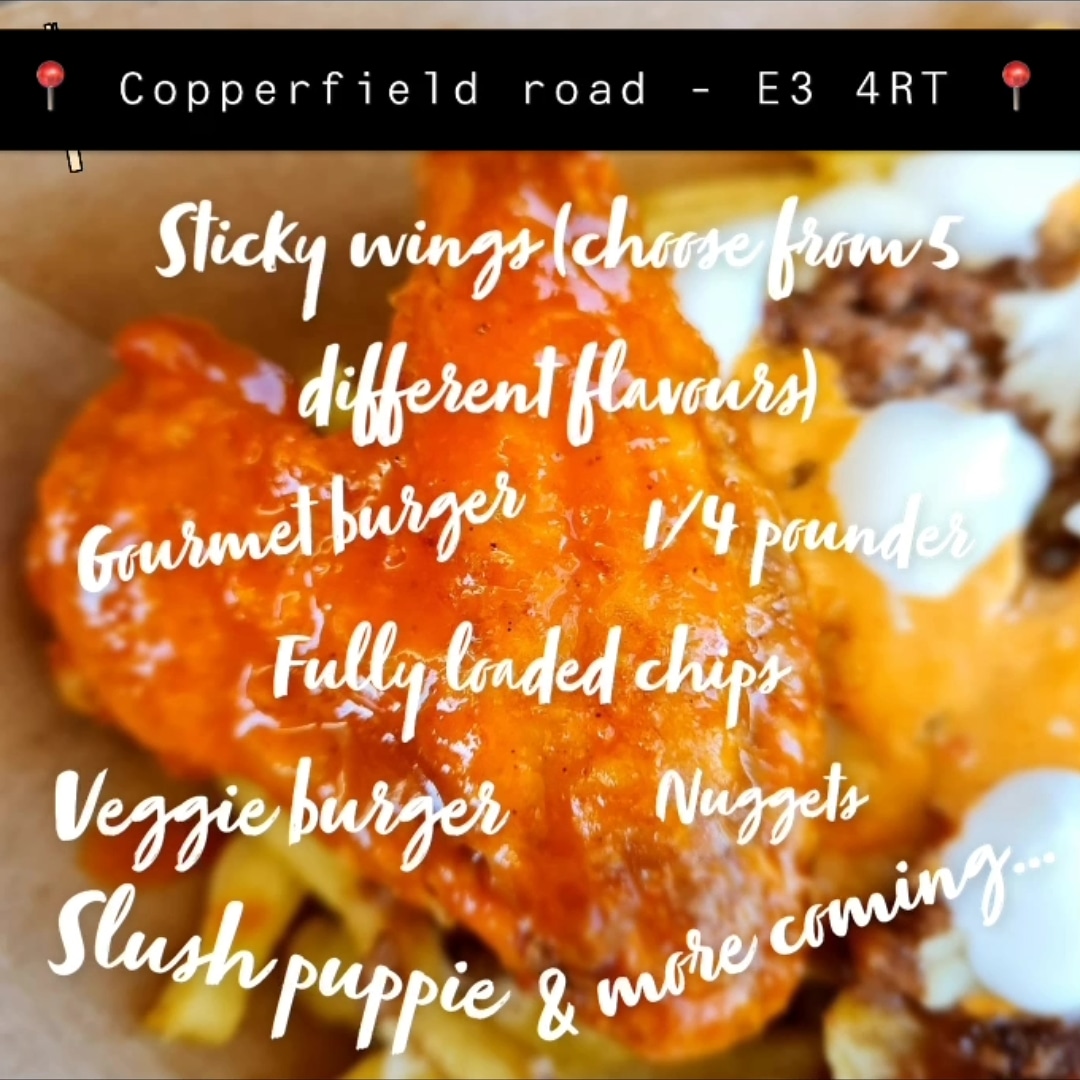 #stickywings #gourmetburgers #loadedfries come on down <a href="/UncleDugs/">Uncle Dugs</a> <a href="/ArtustBBQ/">ArtustBBQ</a> <a href="/McBushkin/">MC BUSHKIN</a> <a href="/tippairie7665/">Tippa irie</a> <a href="/djjjfrost/">Jumpin Jack Frost</a> <a href="/DJFatController/">OI OI SAVELOY</a> <a href="/Da_Stonerz/">Da stonerz</a> <a href="/halalfoodguy/">Halal Food Guy حلال</a> <a href="/Halal_Girl/">HalalGirlAboutTown</a> <a href="/halalfoodiaries/">thehalalfooddiaries</a> <a href="/thewingadors/">The Wingadors</a>