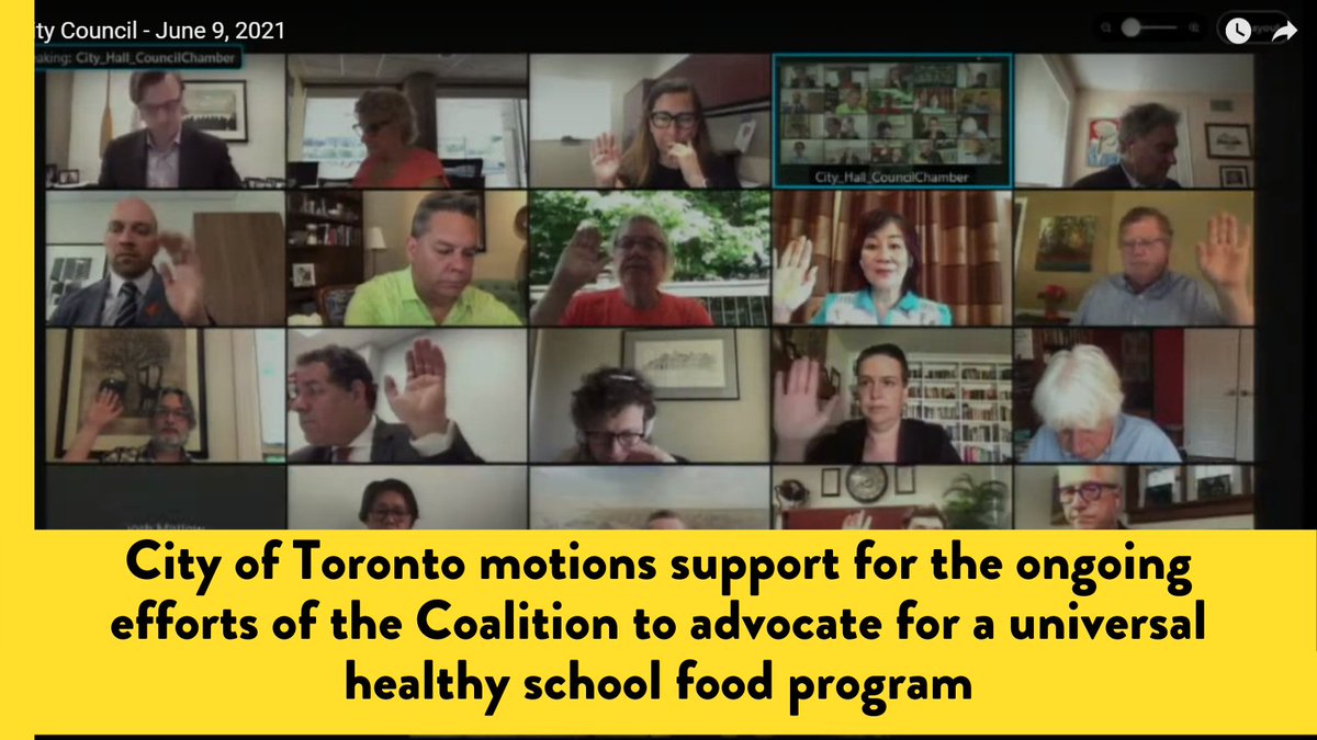 Coalition for Healthy School Food (@c4hschoolfood) on Twitter photo 📢Joyful news! 📢 The <a href="/cityoftoronto/">City of Toronto 🇨🇦</a> officially supports the ongoing efforts of <a href="/C4HSchoolFood/">Coalition for Healthy School Food</a> to advocate for a universal healthy #SchoolFoodProgram based on the shared belief that all children and youth should have daily access to #HealthyFood at school.#essentialservice 📢Joyful news! 📢 The <a href="/cityoftoronto/">City of Toronto 🇨🇦</a> officially supports the ongoing efforts of <a href="/C4HSchoolFood/">Coalition for Healthy School Food</a> to advocate for a universal healthy #SchoolFoodProgram based on the shared belief that all children and youth should have daily access to #HealthyFood at school.#essentialservice