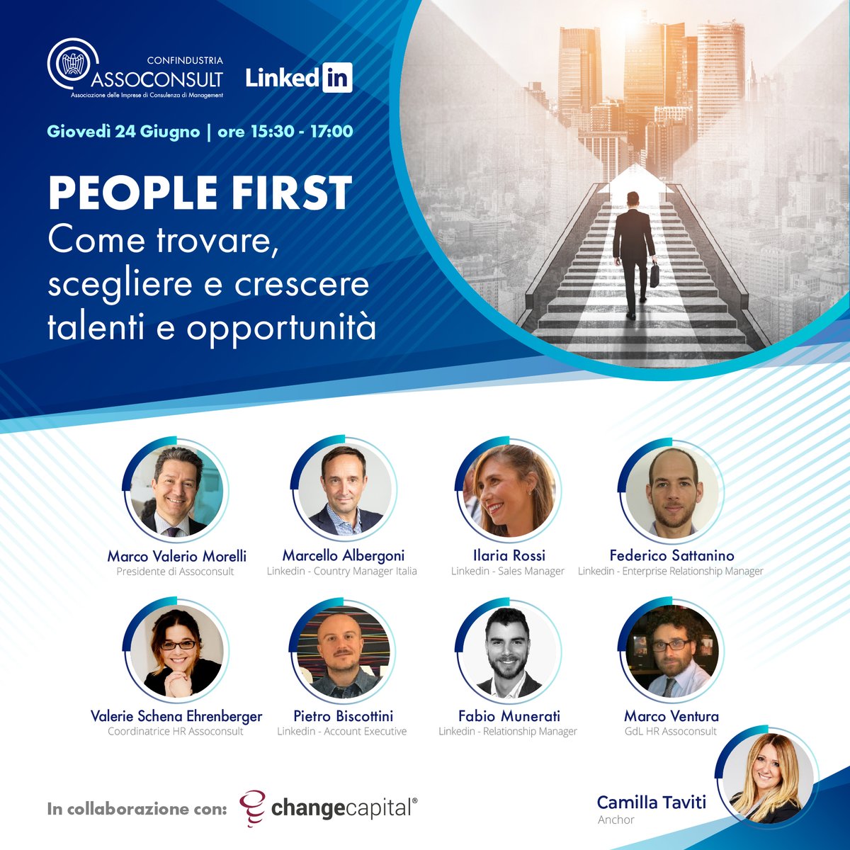 WEBINAR GRATUITO | Organizzato da <a href="/assoconsult/">ASSOCONSULT</a>  e <a href="/LinkedIn/">LinkedIn</a> 

Responsabile #HR? Ti occupi di #selezione del #personale o vuoi trovare talenti per la tua azienda?

Scoprilo al webinar #PeopleFirst 👉prenota il tuo posto qua: zoom.us/webinar/regist…