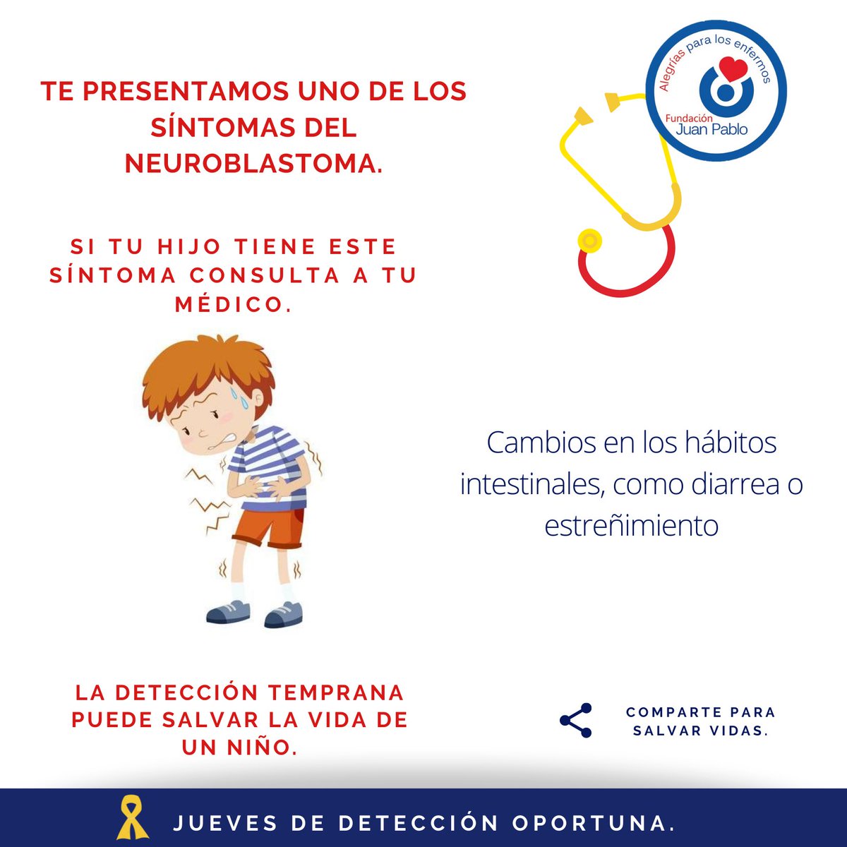 FJPSLP's tweet photo. El neuroblastoma se desarrolla generalmente en las glándulas suprarrenales. Es más frecuente en niños menores de 5 años.
⚠️ Cada jueves estaremos compartiendo síntomas de diferentes tipos de cáncer infantil. 
🔄Comparte para salvar vidas. 
#juevesdedetecciónoportuna #FJP https://t.co/Ky6tZAh7Wc