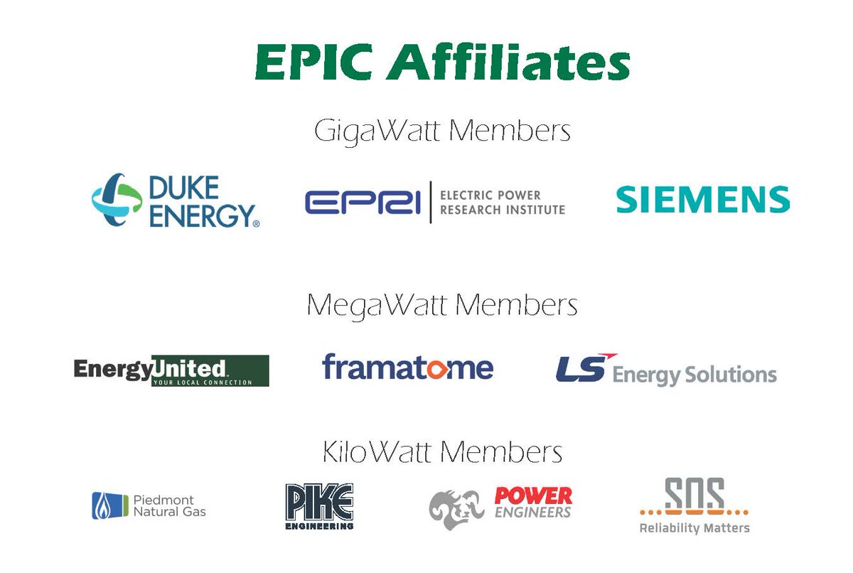 Starting tomorrow, we will begin a new feature on Fridays.  Every Friday, we will be featuring a different EPIC Affiliate and how they are working to build the #energyecosystem of the future.

#uncc #epicuncc #energy