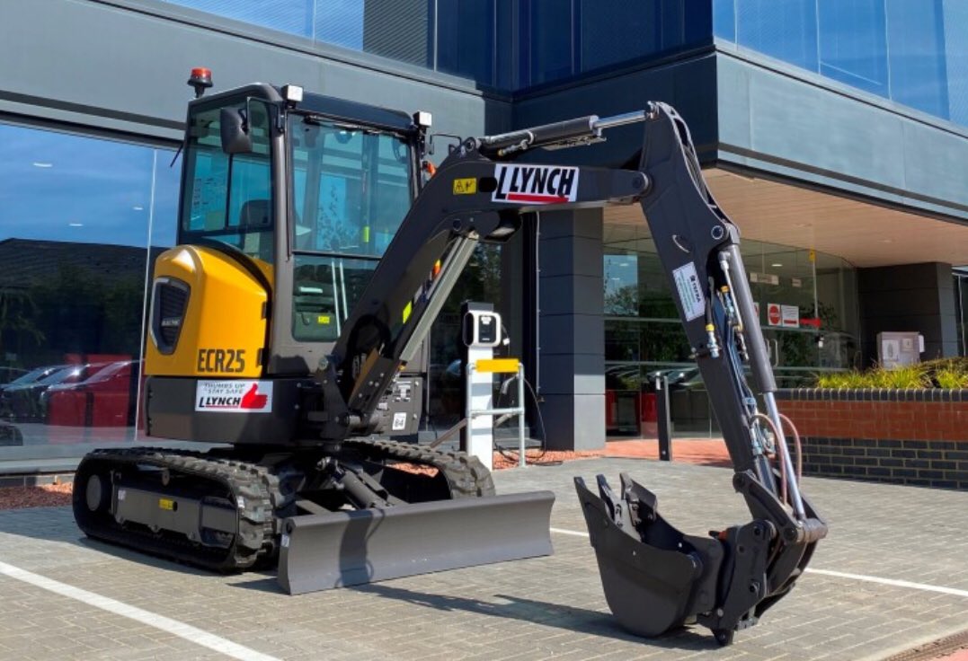 L Lynch Plant Hire &amp; Haulage has become the first UK plant hire company to take delivery of Volvo’s new three-tonne battery-powered excavator.