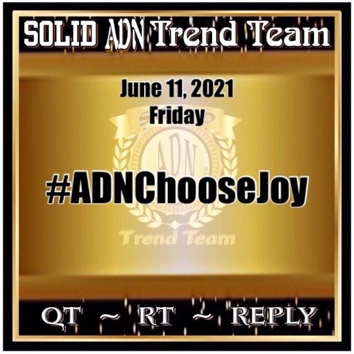 SolidADNTrends-Team (@solidadntrends) on Twitter photo “Consider it pure joy, whenever you face trials of many kinds, because you know that the testing of your faith produces perseverance”.
-James 1:2-3
#ADNChooseJoy
<a href="/SAT_RandomGames/">Solid ADN Trends’ Games</a>
@GROUFIES_ADN <a href="/ADNFOREVER167/">OFCADNForeverᴬᴰᴺ</a> <a href="/ADN_POETweets25/">ADN POETweets</a> <a href="/Poreber2018/">💖Poreber Maine Chardᴬᴰᴺ 💖</a>
<a href="/ls_maiden0712/">Subli2me Maiden</a> <a href="/ALDUB_EBLive/">ADN EB Live Stream</a> “Consider it pure joy, whenever you face trials of many kinds, because you know that the testing of your faith produces perseverance”.
-James 1:2-3
#ADNChooseJoy
<a href="/SAT_RandomGames/">Solid ADN Trends’ Games</a>
@GROUFIES_ADN <a href="/ADNFOREVER167/">OFCADNForeverᴬᴰᴺ</a> <a href="/ADN_POETweets25/">ADN POETweets</a> <a href="/Poreber2018/">💖Poreber Maine Chardᴬᴰᴺ 💖</a>
<a href="/ls_maiden0712/">Subli2me Maiden</a> <a href="/ALDUB_EBLive/">ADN EB Live Stream</a>