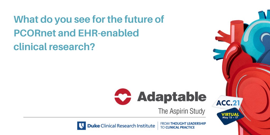 The @ADAPTABLEstudy might be completed, but DCRI’s learnings & secondary analyses are not. Read a Q&A w/ DCRI Exec Dir @texhern to learn about how the demonstration project for @PCORnetwork creates a launch pad for future #clinicalresearch with #EHRs: bit.ly/2RweFb2