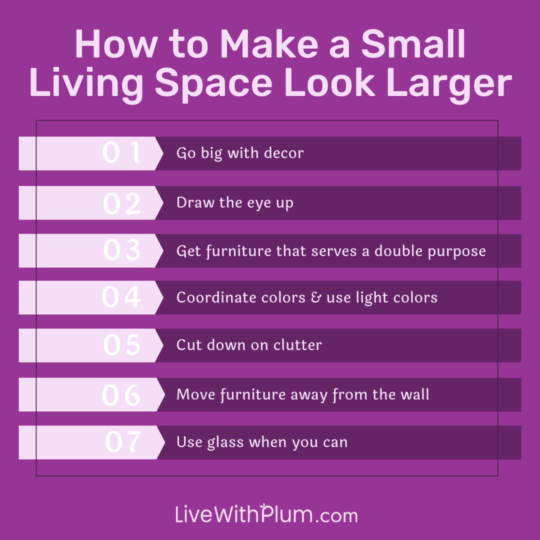 Whether you’re decorating a small apartment or small home, these tips can help you maximize your space and make it feel larger! 😍

Remember, less is more!

👉Link in bio to read the full article with more detail and for all of our FREE home buying and renting resources!