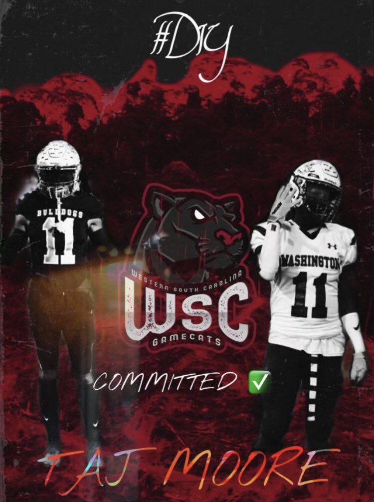 Blessed to receive my 2nd offer from Western South Carolina ❤️🖤#MSO🙏🏽