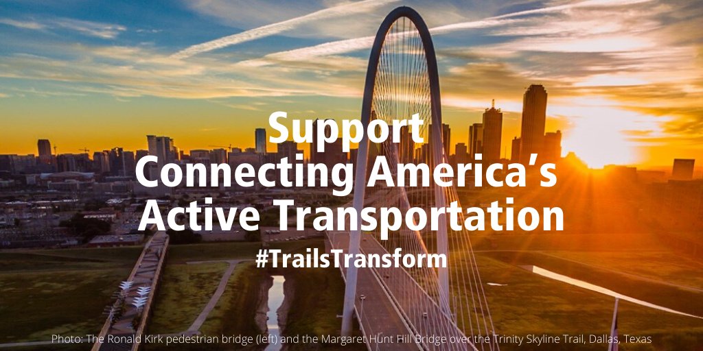 railstotrails's tweet image. 2/2 As this visionary bill progresses, we need to show strong support for these essential investments in trails and places to walk, bike and roll. 

Sign our petition in support ➡️ rtc.li/connect-trails #TrailsTransform