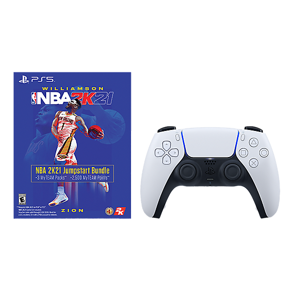 Wario64's tweet photo. DualSense Wireless Controller + NBA 2K21 Jumpstart Bundle is $69.99 at PS Direct https://t.co/g6hGqVaLf6 https://t.co/0x8pzloptj