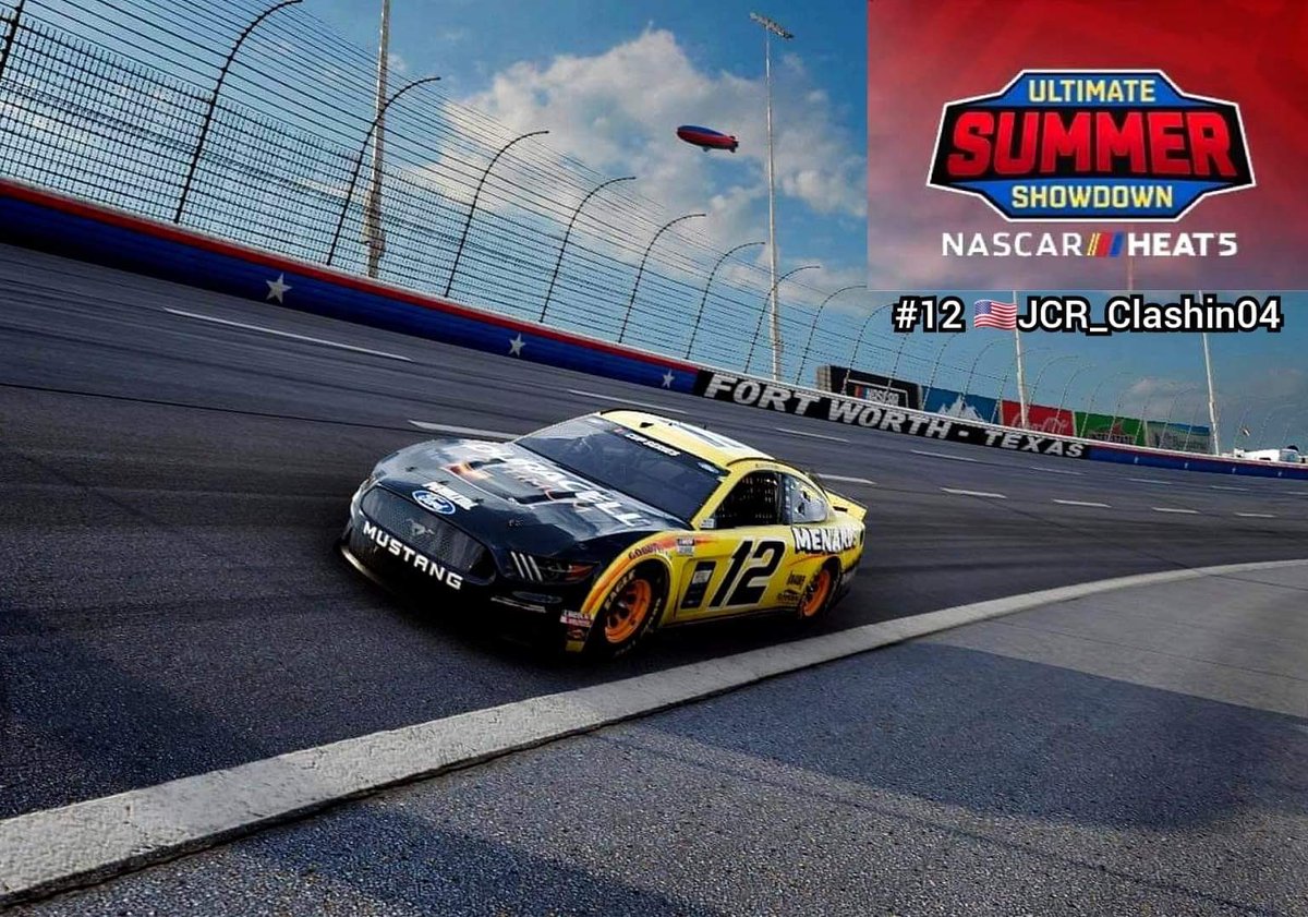 JCR_Clashin04's tweet photo. Ready for this #SummerShowdown race at Texas, Starting P12 so def have some work to do but the good news is i have a well balanced top 5 car maybe even a winning car if i can get track position going into last pit stop #TeamJCR https://t.co/NmDH9riXbz