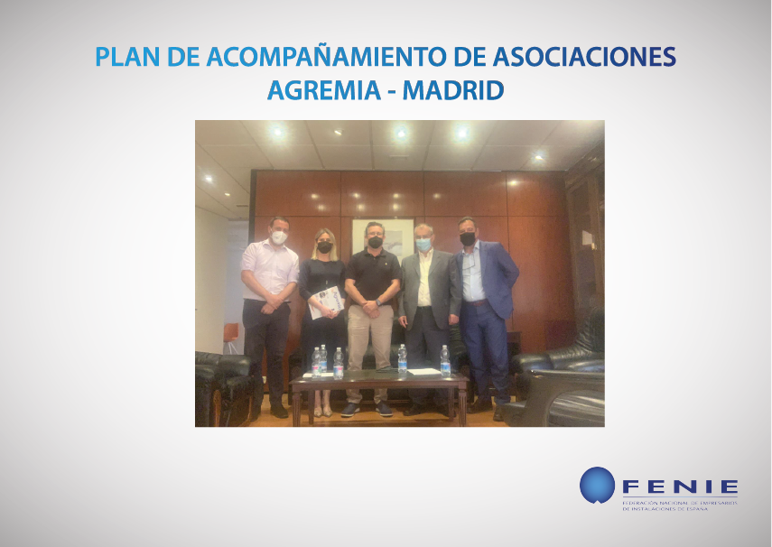 #FENIEAsociaciones|
FENIE ha estado hoy en la asociación de <a href="/agremia/">AGREMIA</a>  
#Madrid, con el plan de acompañamiento a las #asociaciones

👥#Hacemossector, compartiendo tiempo y escuchando las propuestas a nivel provincial 

👏¡Gracias <a href="/agremia/">AGREMIA</a> por vuestra participación!