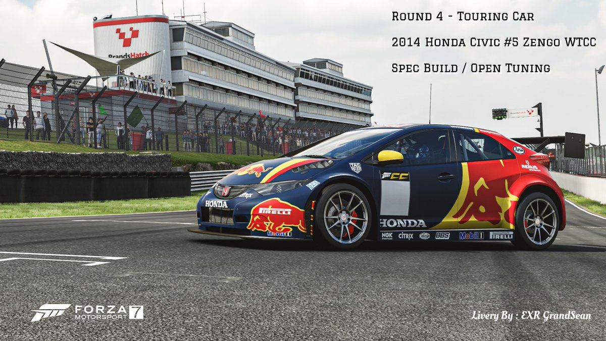 Round 4 revealed! 👇 Big shout out thank you to the one and only @EXR_GrandSean himself for providing a killer livery for this promotion!