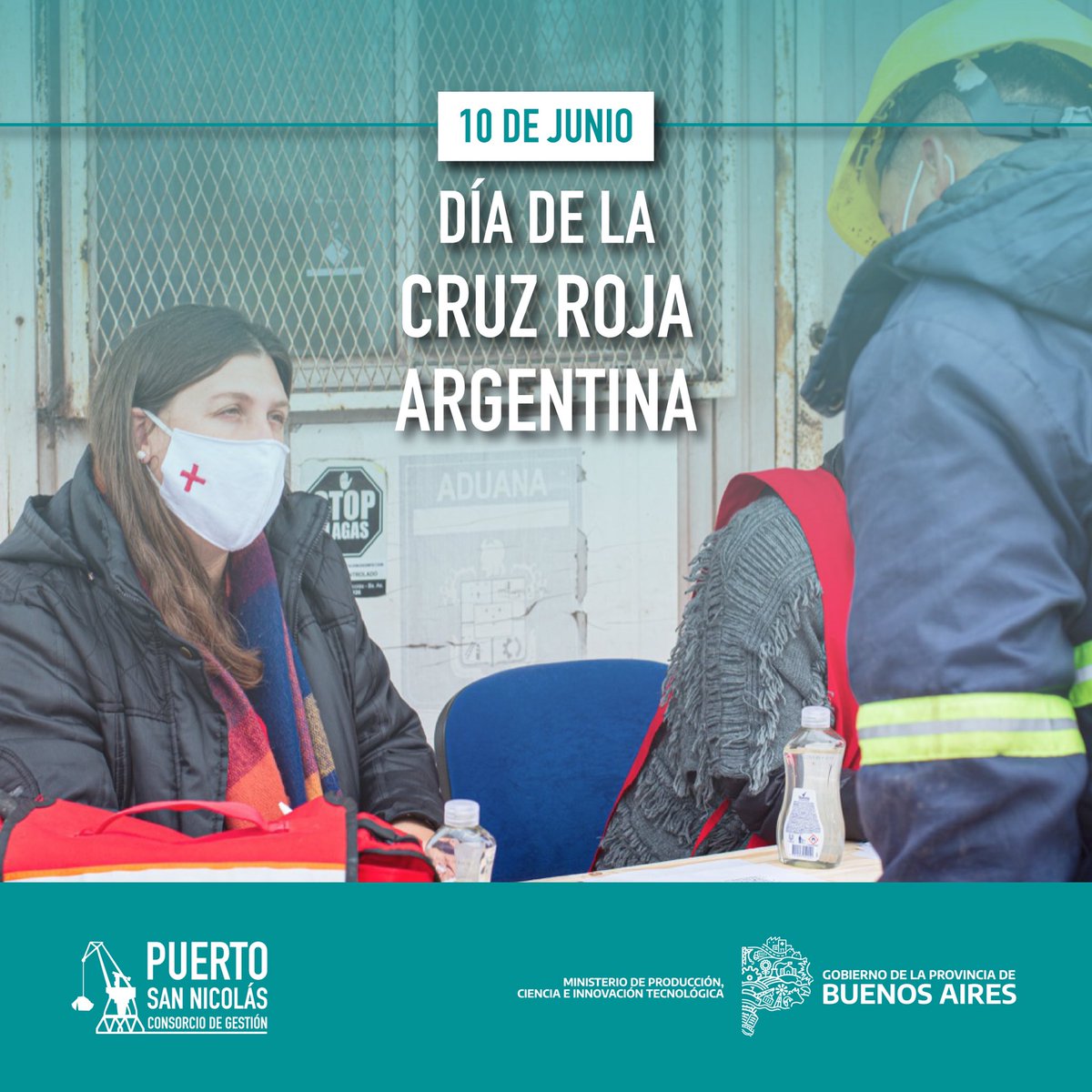 PuertoSN's tweet photo. Todos los días ponen más que su corazón y ahora son parte del #PuertoSanNicolás, brindando el asesoramiento necesario para atravesar la pandemia.

Gracias por su dedicación y esfuerzo por cuidarnos todos los días

¡Feliz día de la Cruz Roja argentina ⛑🇦🇷! https://t.co/P4wsefvUOt