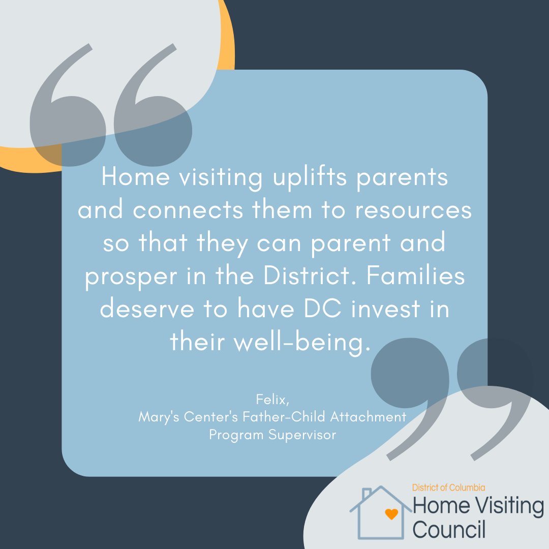 MarysCenter's tweet image. “I think of our participants and families who we have not yet reached, when I ask Mayor Bowser and DC Council not to cut funds to these programs” Felix from @MarysCenter reminds us there are more families who can benefit from home visiting services #HV4DC