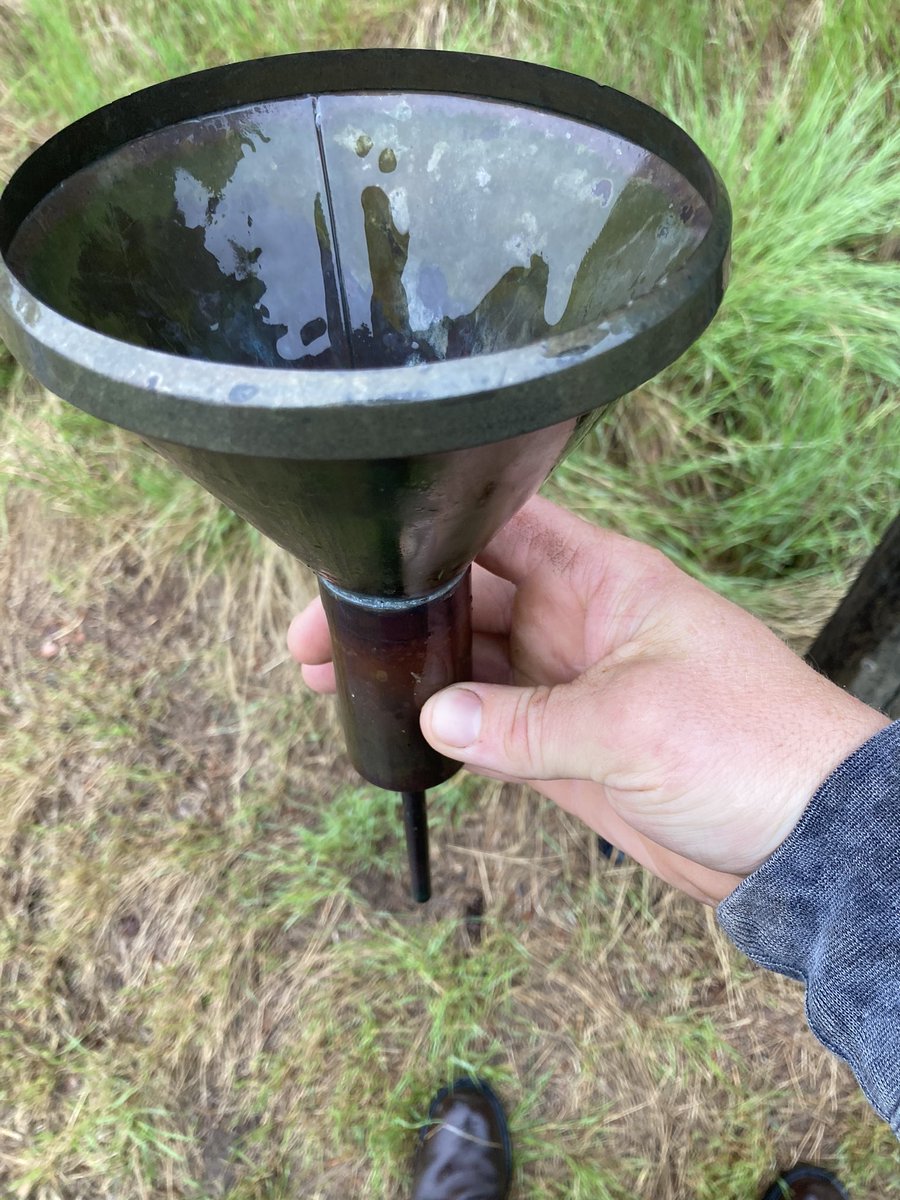 It’s a beautiful rain day, just emptied .61 out of our very old rain gauge. My grandfather’s brother-in-law ran the local govt weather station in the 30’s and he got this gauge from them. Our family has been measuring rain since then with the same gauge
