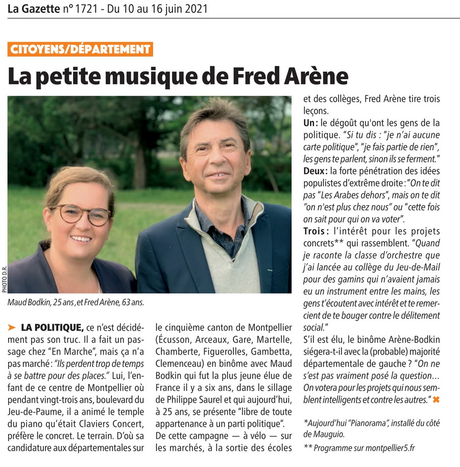 5Montpellier's tweet photo. 📰 La Gazette, 10/06

💻 https://t.co/kNHEP8N4hW

#Montpellier5 #Montpellier #departementales2021 #gazette #journal https://t.co/Oe0SkT4uUV