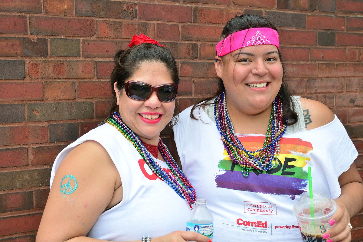 ComEd's tweet image. Our commitment to our community goes beyond being an energy provider, it’s also fostering a workplace that’s inclusive of all our differences. 🌈 We’re looking back at past #PrideParades and celebrating our diverse backgrounds! #PrideMonth #TBT