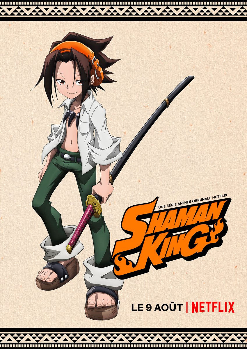 NetflixFR's tweet photo. Cet été, c’est Shaman Fight.

La nouvelle adaptation de Shaman King, le 9 août. https://t.co/NSRgey7XGq
