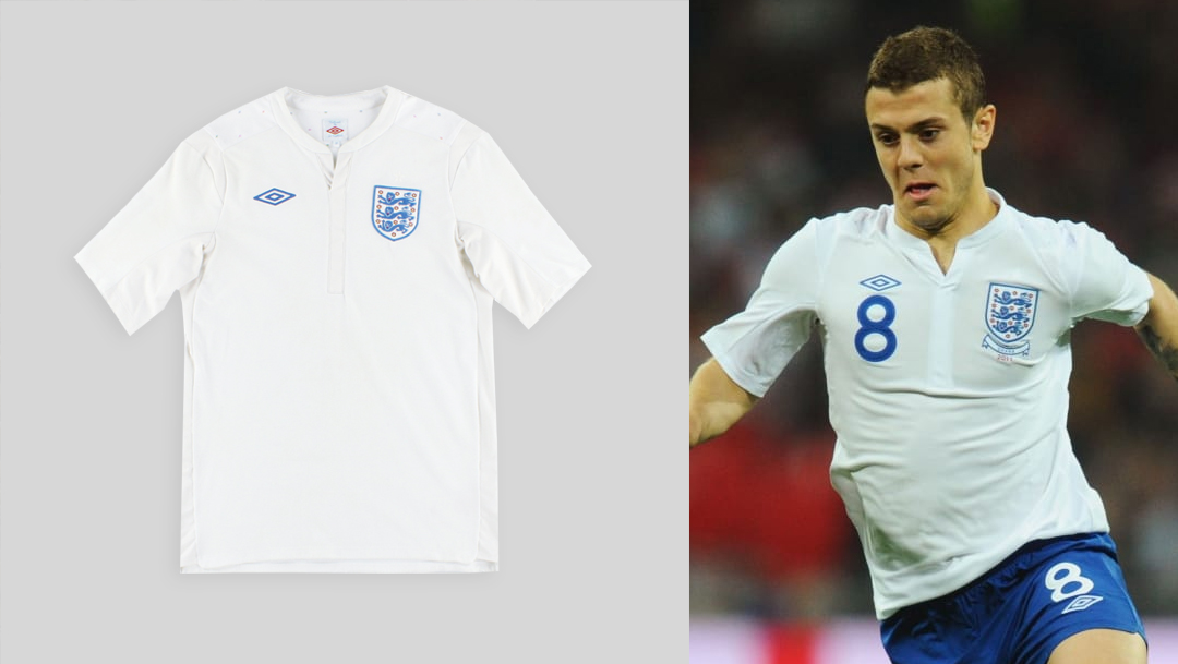 England 2010-12 home by Umbro