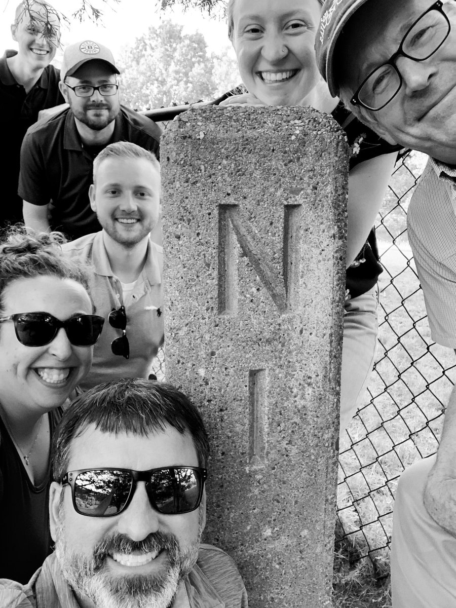 aleeced's tweet photo. Bet no one else geeks out like we do 🤨 just taking in a little #railroadhistory along the #clippercityrailtrail 🚲 this historic #milemarker means 1-mile to #newburyport 🚂 #biketeam #engineering #railstotrails #masstrails https://t.co/fbxC0HOjgr