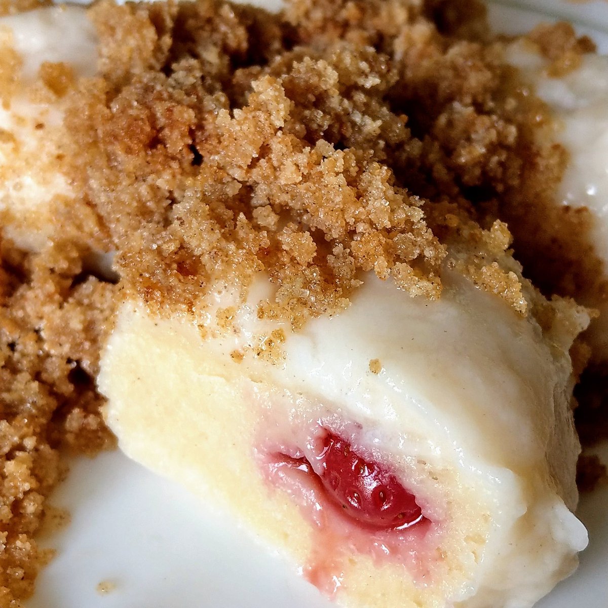 Selbstgemachte Erdbeer Knödel 😁😋