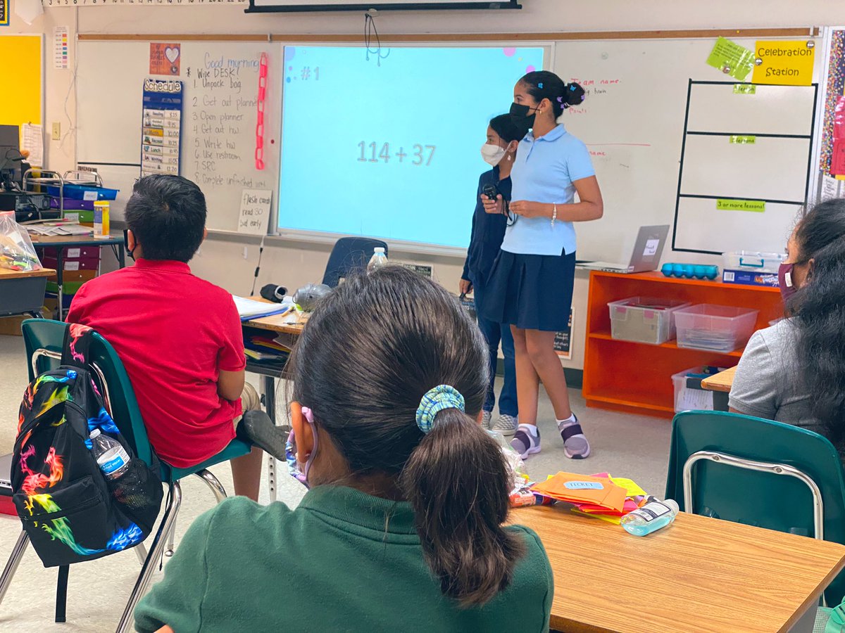 JenBlount__'s tweet photo. When the students become the teacher❤️ these two amazing mini lighthouse leaders planned and led a math lesson and game for @GGEseagulls 3rd graders and it was AMAZING! 👏 @MrsLyonsGGE https://t.co/w6SVBiIEDY