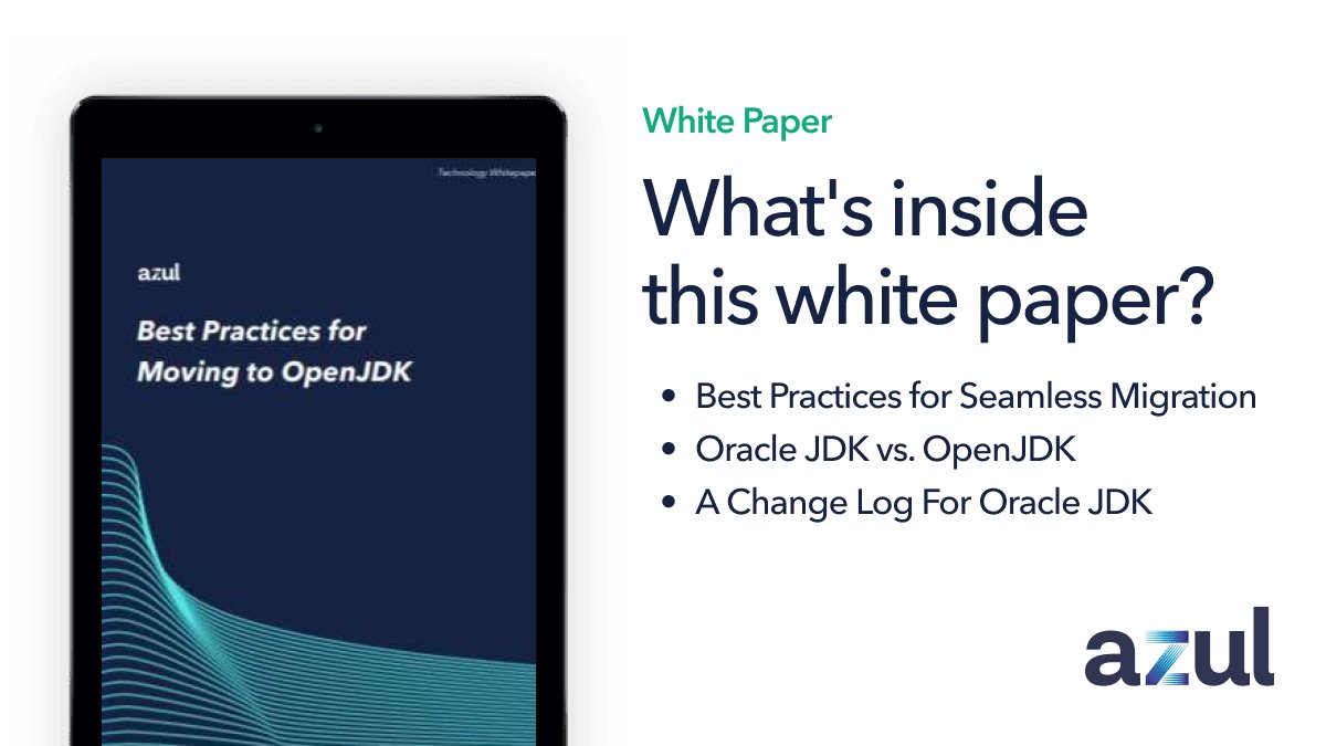 AzulSystems's tweet image. While some companies are experiencing sky rocketing Java licensing costs; others have downloaded this white paper and are now enjoying significantly lower TCO: bit.ly/3grq9Vx #Java #SwitchToAzul