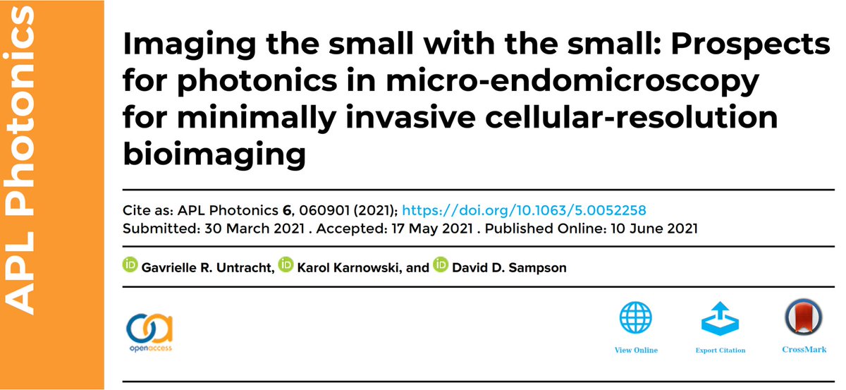 Lovely prospects paper aip.scitation.org/doi/10.1063/5.… showing remarkable maturity from <a href="/G_Untracht/">Gavrielle Untracht</a> soon to finish PhD <a href="/UniOfSurrey/">University of Surrey</a> after start at UWA, Australia arriving from Cornell, USA. Next stop postdoc at DTU, Denmark. #phdchat - not half bad! Well done Gav! #photonics <a href="/SurreyOSA/">Surrey OSA</a>