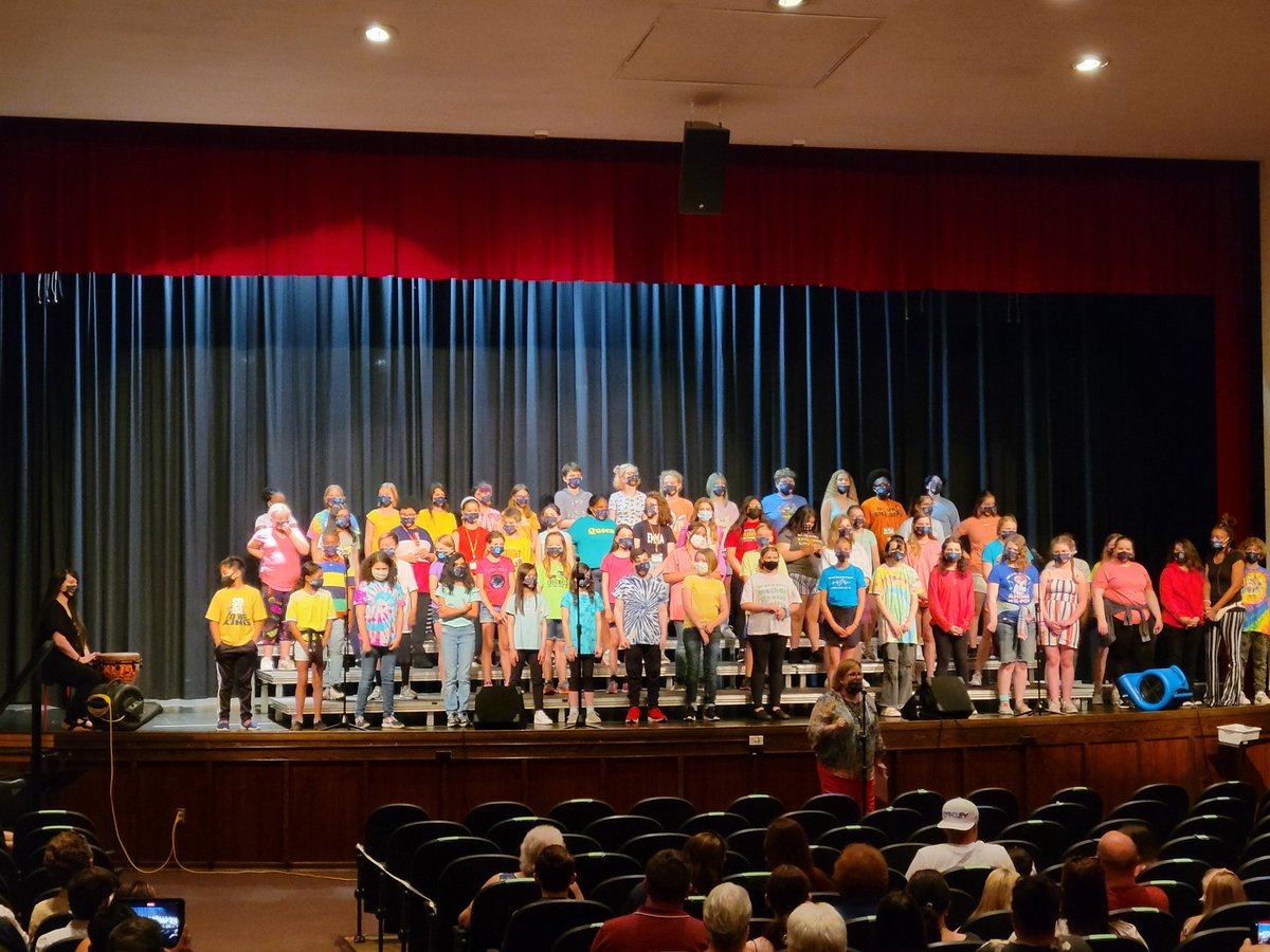 WPS STAR Performing Arts Summer Showcase...making their way to the stage got the crowd moving today!!!