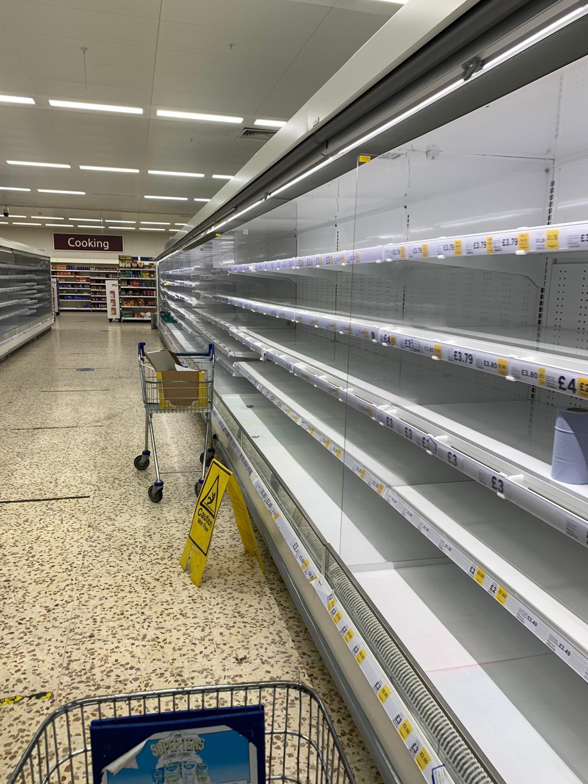 Heswall on Twitter "Absolute scenes Tesco Heswall following the SP