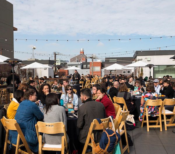 #TBT to the first ever In/Visible Talks conference in 2018, when we gathered on the roof of The Pearl for collaborative and creative Lunch &amp; Learns. ☀️ 
Sunshine, community, and in-person conversations? Take us back!! 

#INVT #INVT18 #ThrowbackThursday