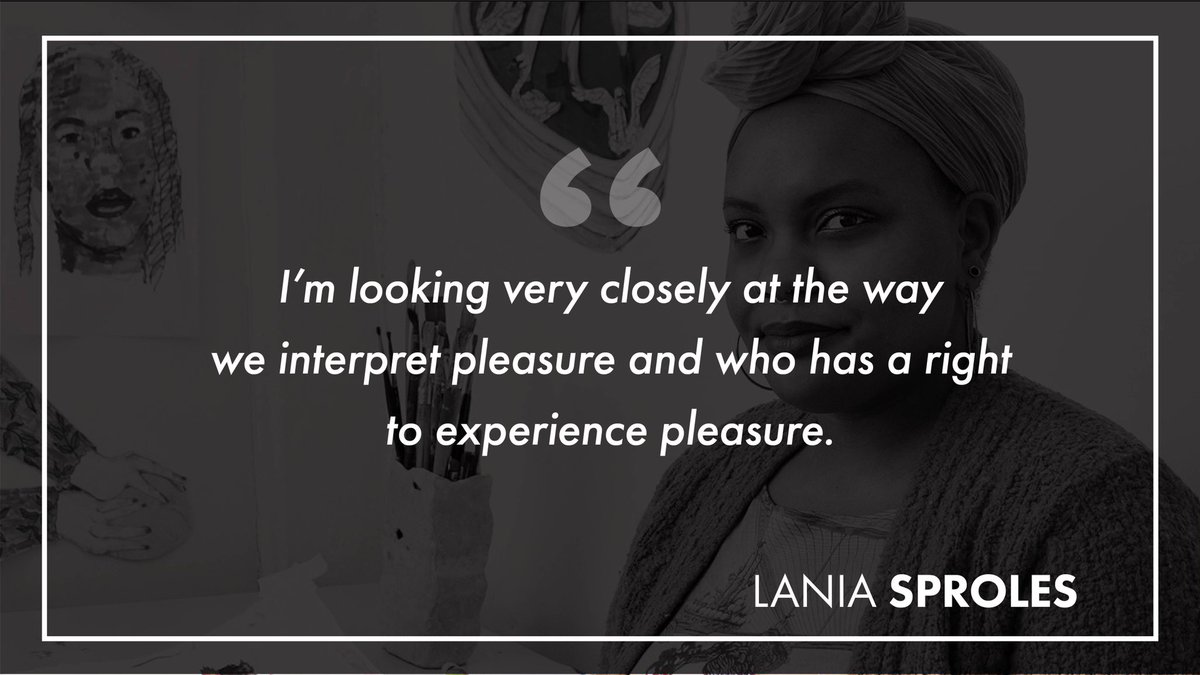 gener8torart's tweet photo. Introducing LaNia Sproles, 2021 gener8tor Artist.

“I am looking very closely at the way we interpret pleasure and who has the right to experience pleasure.” https://t.co/hlKYx0ERLR