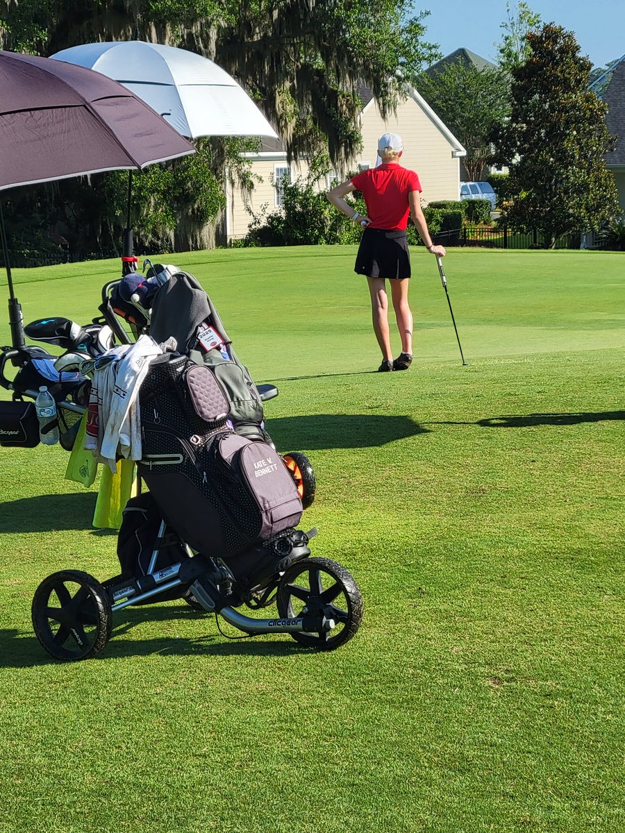 KateBennettGolf's tweet photo. Thanks @AJGAGolf for hosting #JASTallahassee - We had a blast.  Shot (+5 77 / -1 71 / -2 70) for T4. Played @scottfawcett #DECADE golf &amp; hit 43/54 greens with 28 straight! Never short sided! Next Stop @USGA #JRGirls qualifier - @OregonGA #KateBennett #girlsgolf #DriveOn #AJGA https://t.co/XhUUjE2RiO