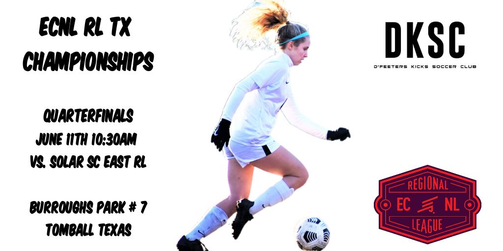 DKSC 04 Voutier Alumnae (@04dksc) on Twitter photo Safe Travels Ladies as we head to H-Town to kick off the busy post season @ ECNL RL Championships.
<a href="/EcnlTexas/">ECNL Girls Texas Conference</a> @theECNL <a href="/TopDrawerSoccer/">TopDrawerSoccer</a> <a href="/TheSoccerWire/">SoccerWire</a> <a href="/DKSC_official/">D'Feeters Kicks Soccer Club</a> Safe Travels Ladies as we head to H-Town to kick off the busy post season @ ECNL RL Championships.
<a href="/EcnlTexas/">ECNL Girls Texas Conference</a> @theECNL <a href="/TopDrawerSoccer/">TopDrawerSoccer</a> <a href="/TheSoccerWire/">SoccerWire</a> <a href="/DKSC_official/">D'Feeters Kicks Soccer Club</a>