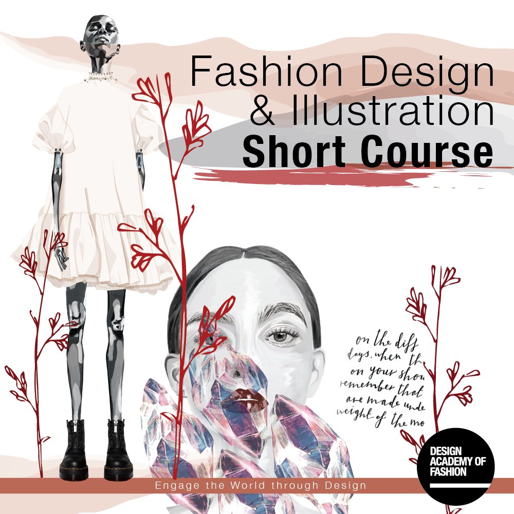 Are you interested in learning how to create a concept and then build a collection around your inspiration?  If you are, the Fashion Design and Illustration course is perfect for you.  Register online.