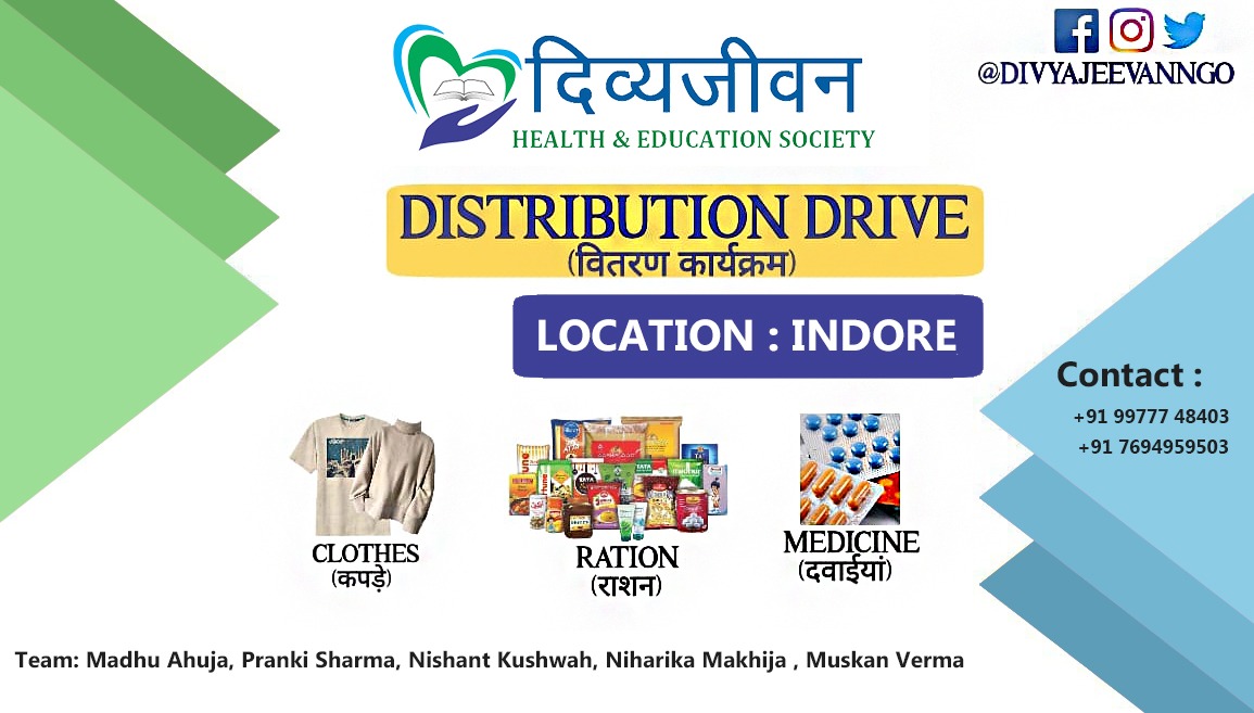 divyajeevanngo's tweet photo. Indore team is ready to conduct distribution drive..
@divyajeevanngo @sonu @goonj
.
#divyajeevanngo #NGO #SonuSood #India #Indore https://t.co/AzZi4cF2sV