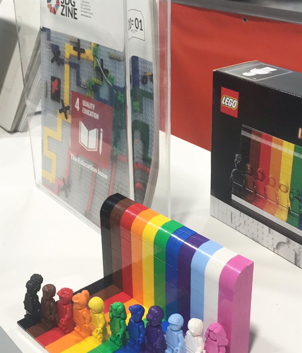 addictlab's tweet photo. Look at what we got at the lab for our #sdg workshops and @sdgzine! Thanks @LEGO_Group #pride #PrideMonth  #diversity Come and play with @JanVanMol and support us via https://t.co/iobfFkGSTU…  @wemakeit ping @sdgsolspace @UN_SDG https://t.co/GPiV5AKuCP