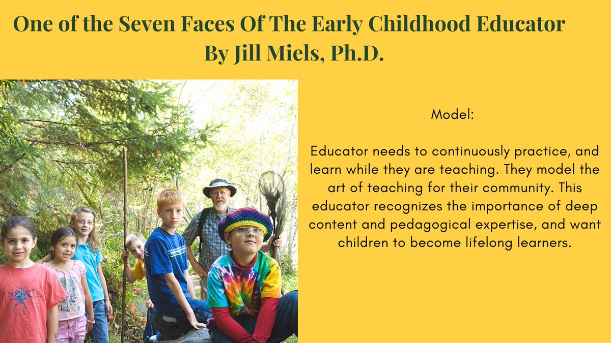 TheMindfulECE's tweet photo. WHAT MAKES A GOOD EDUCATOR?
#ECE #inquiry #FDK #mindfulchildcare #preschool https://t.co/hMBDiDxAfL