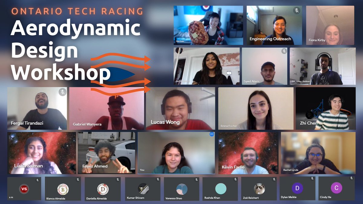 OT_Outreach's tweet photo. Thank you to all that attended!
This past week, high school students joined the Engineering Outreach and Ontario Tech Racing team to compete in a design competition.
 
Students learned about the aerodynamics of a car and learned about 3D modelling in TinkerCAD. https://t.co/unZe7wEzTt