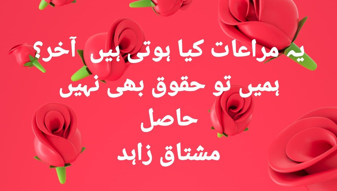 HouseOfPhysics's tweet photo. یہ مراعات کیا ہوتی ہیں  آخر؟

ہمیں تو حقوق بھی نہیں حاصل 

استاد مشتاق زاہد https://t.co/vFS1tGhbcj