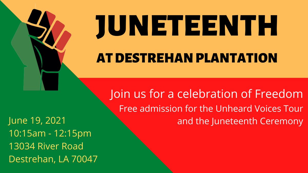 DestPlantation's tweet photo. Free admission includes 45 minute Unheard Voices tour followed by live music by singer Aniyah Bickham, the Black Masking Indians, and genealogy research presentation by Brianna Brown, renowned genealogist. Free food and beverage https://t.co/YKxdVkvkRq